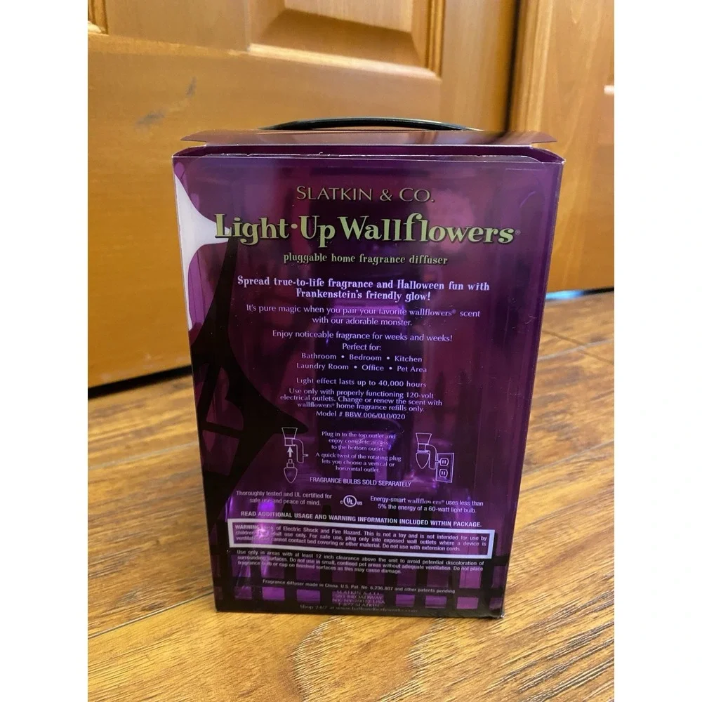 Bath & Body Works Slatkin Light-up Wallflower Diffuser Eerie Glow  Frankenstein